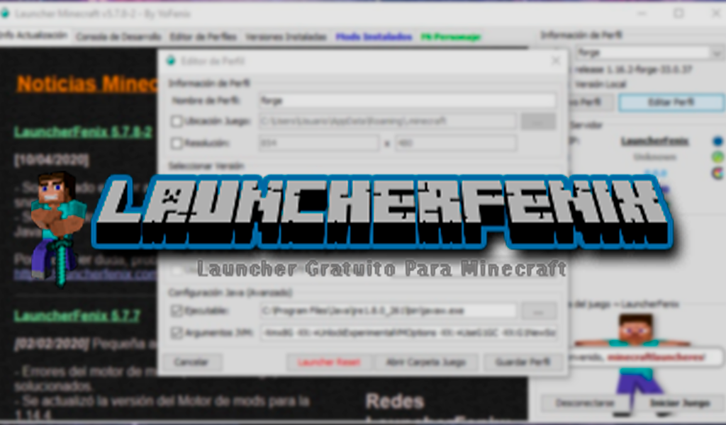 Cómo aumentar la RAM de Minecraft Launcher Fenix